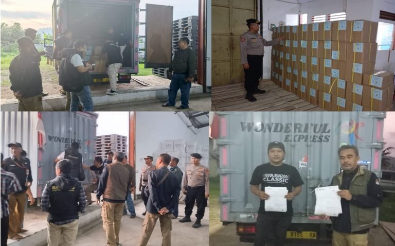 Surat Suara Pilgub dan Pilwalkot Diterima KPU Banjar