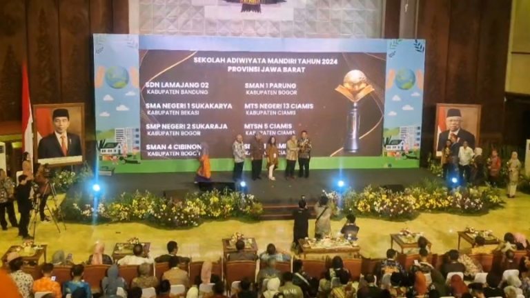 SMPN 1 Ciamis Raih Penghargaan Adiwiyata Mandiri Tingkat Nasional