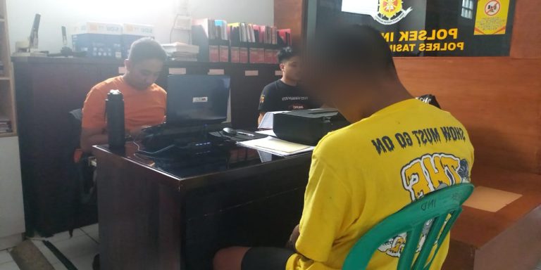 Polsek Indihiang Tangkap Pelaku Spesialis Bongkar Counter Handphone