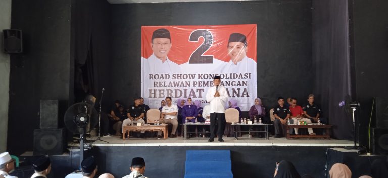 Herdiat-Yana Gelar Roadshow Konsolidasi Relawan di Ciamis