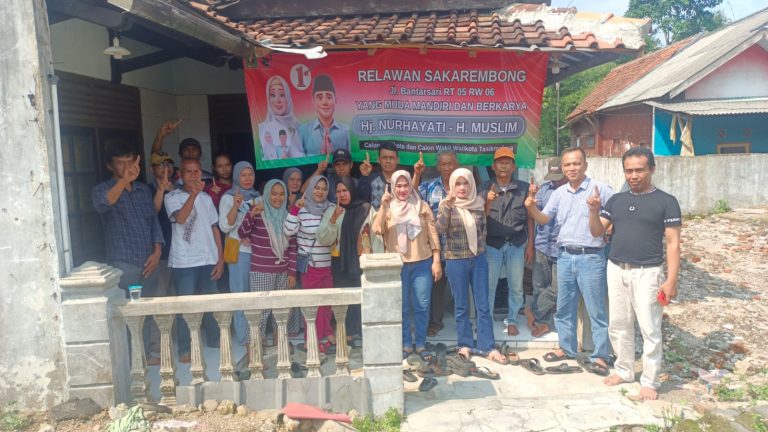 Sakarembong Dukung Nurhayati, Siagakan 5 Relawan per TPS