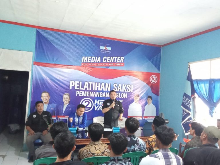 DPC Partai Demokrat Ciamis Gelar Bimbingan Teknis Saksi Kawal Suara HY