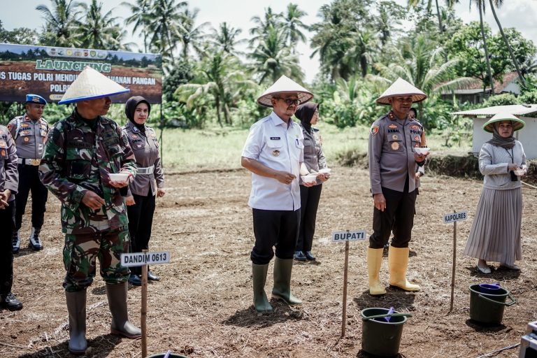 Sinergi Polri dan Pemerintah Daerah, Kapolri Launching Gugus Tugas Ketahanan Pangan