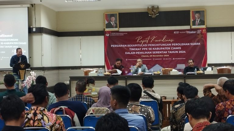 Tingkat Partisipasi Masyarakat Dalam Pilkada Ciamis 2024 Baru 70,9 Persen