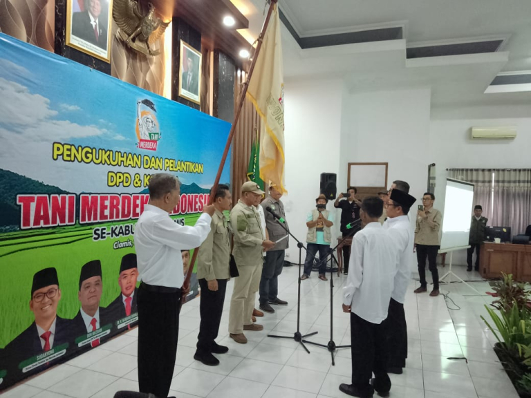 Pelantikan DPD dan Korcam Tani Merdeka Digelar di Ciamis