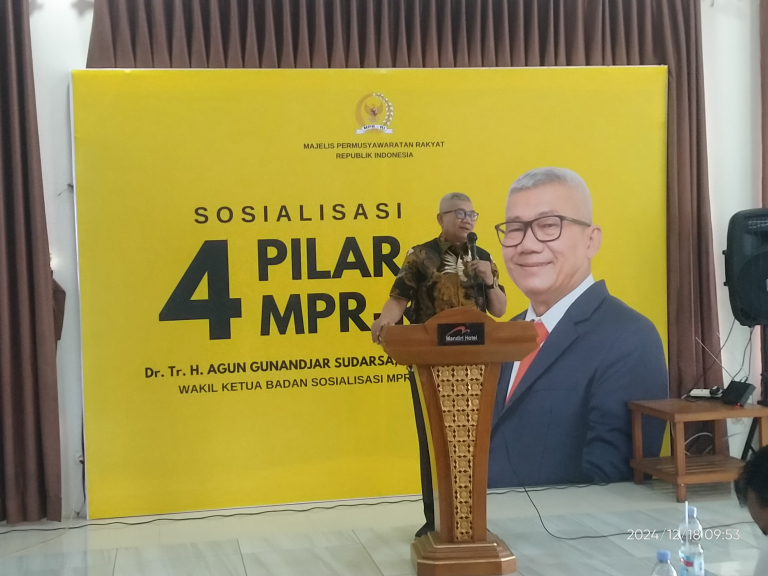 Penguatan 4 Pilar MPR RI, Agun Gelar Sosialisasi