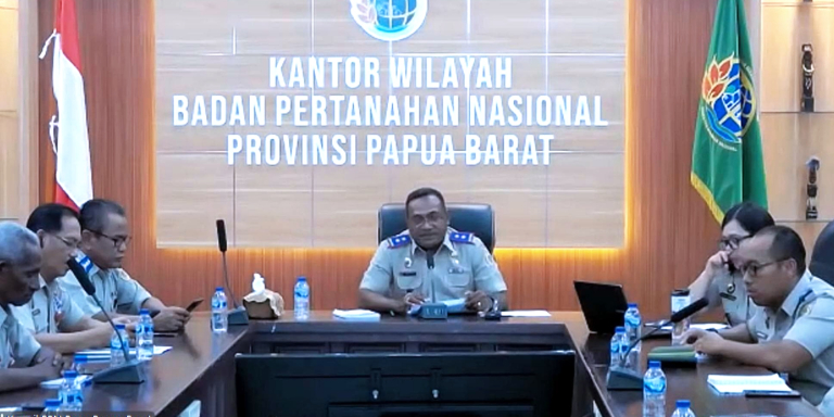 Nusron Wahid Beri Arahan Perdana untuk BPN Papua Barat