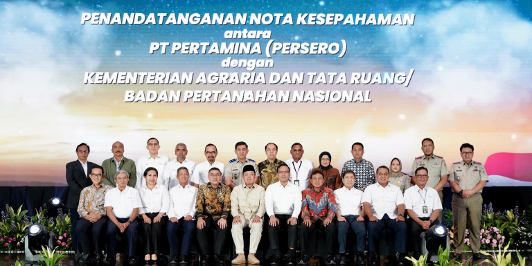 Kementerian ATR/BPN dan Pertamina Perkuat Sinergi Tata Ruang dan Pertanahan