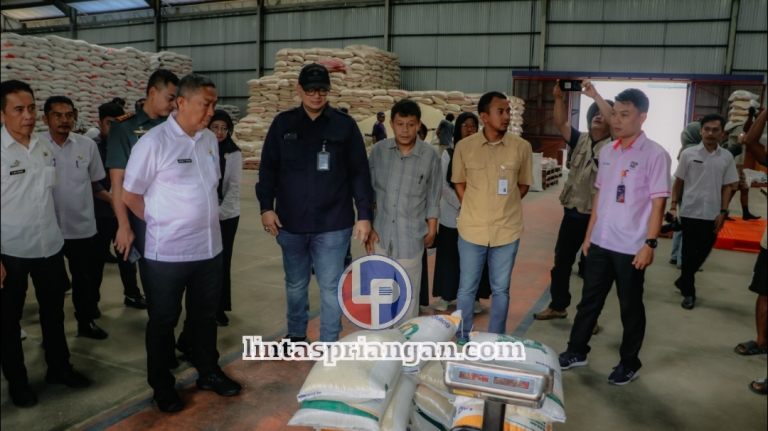 Pastikan Stok dan Kualitas Banpang, Sekda Ciamis Lakukan Pemeriksaan Kualitas