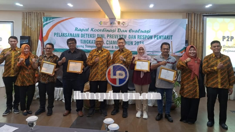 Dinkes Ciamis Berikan Penghargaan Kepada Puskesmas Terbaik Program P2P