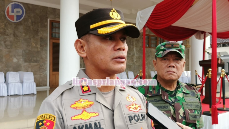 Jaga Kondusifitas Jelang Nataru, Polres Ciamis Gelar Apel Operasi Lilin Lodaya 2024