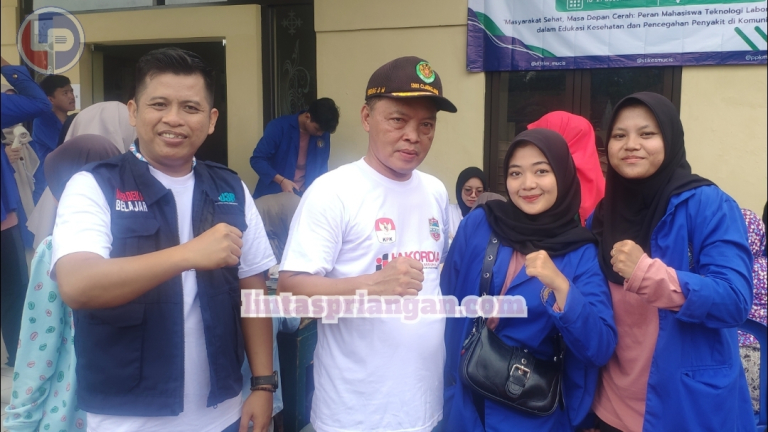 Pemdes Dewasari dan Mahasiswa STIKes Muhammadiyah Ciamis Gelar Gebyar Kesehatan