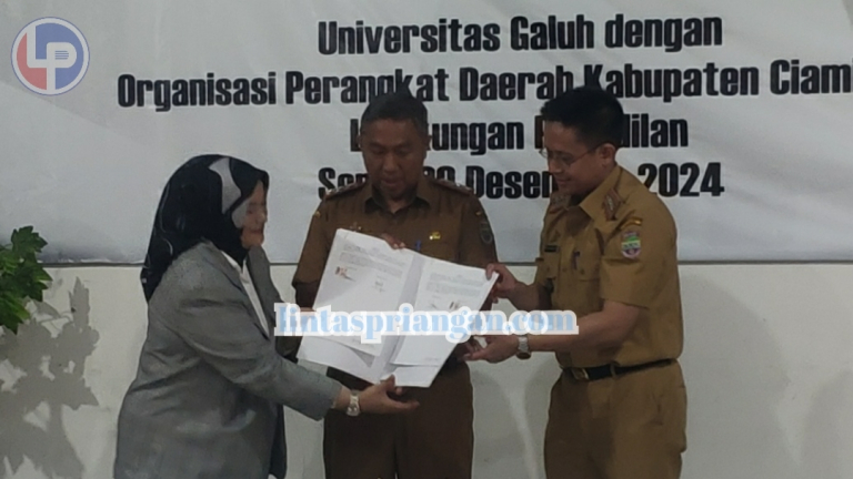 Bersama Pemkab, Fakultas Hukum Unigal Ciamis Tandatangani MoU