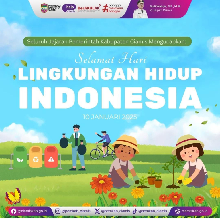 Peringati HLHN 2025, DPRKPLH Ciamis Ajak Masyarakat Lestarikan Lingkungan