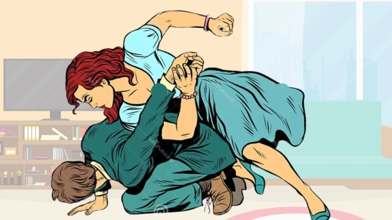 asn di bandung dihajar istri