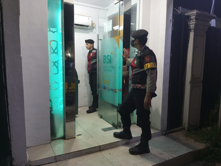 Pengecekan Gerai ATM di Tasikmalaya oleh Polres Tasikmalaya Kota