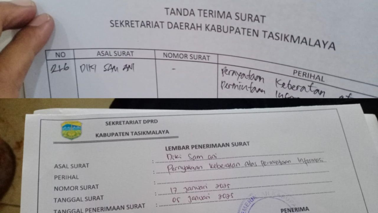 Hari Ini, Albadar Kirim Pernyataan Keberatan kepada Ketua DPRD dan Sekda Kabupaten Tasikmalaya