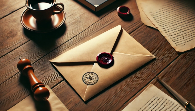 Sepucuk Surat di Meja Kerja