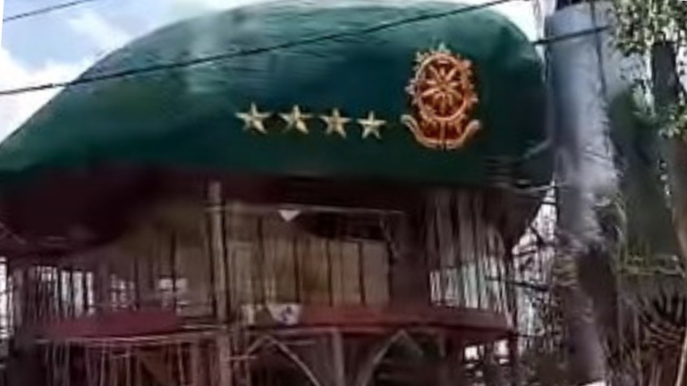 Masjid Unik di Pangandaran, Kubah Berbentuk Baret TNI