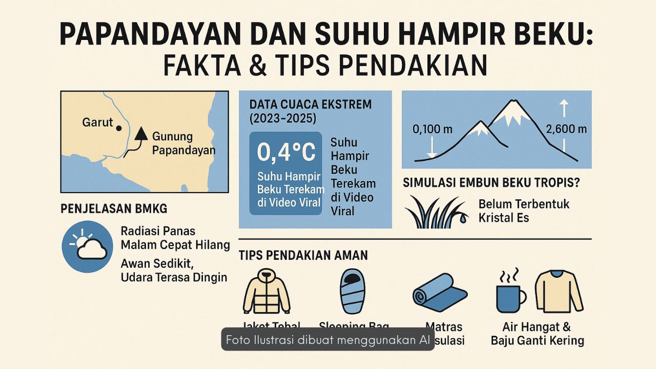 Suhu Ekstrem Papandayan