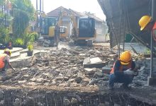 pembongkaran bangunan liar di kota tasikmalaya