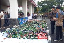 pemusnahan miras di tasikmalaya