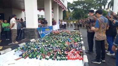 pemusnahan miras di tasikmalaya