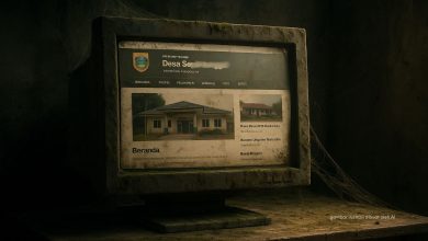 website desa di tasikmalaya tidak terurus