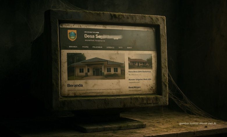 website desa di tasikmalaya tidak terurus