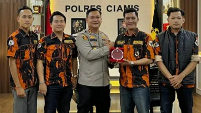 SAPMA PP Ciamis Apresiasi Kapolres sebagai Tokoh Inspiratif Sapma PP Ciamis