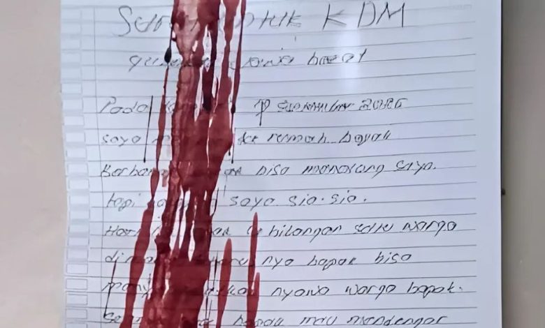 Surat untuk KDM dari Pria Gantung Diri