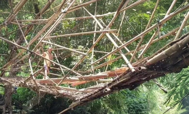 jembatan bambu Pangandaran