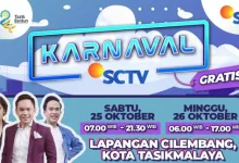 karnaval sctv di hut kota tasikmalaya ke-24