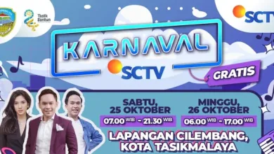 karnaval sctv di hut kota tasikmalaya ke-24