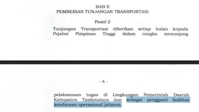 larangan fasilitas ganda pejabat