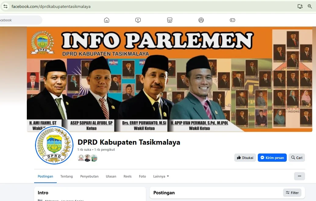 medsos setwan kabupaten tasikmalaya