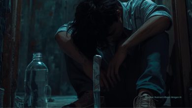 penusukan di tasikmalaya - arak bali dan pisau dapur