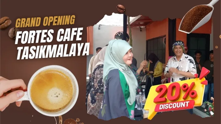 Grand Opening Fortes Cafe Tasikmalaya, Diskon 20% selama 7 Hari! fortes cafe tasikmalaya diskon 20%