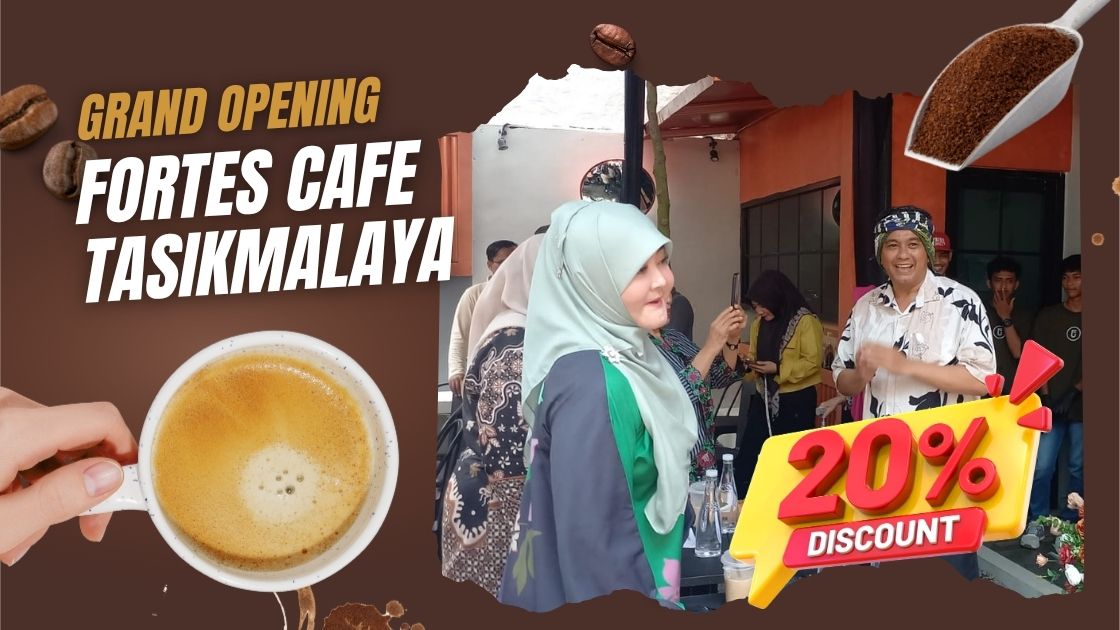 fortes cafe tasikmalaya diskon 20%