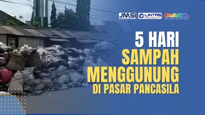 Setelah 5 Hari Sampah Menggunung, Dinas LH Baru “Bangun” Dinas LH Kota Tasikmalaya - 5 Hari Sampah Menggunung di Pancasila