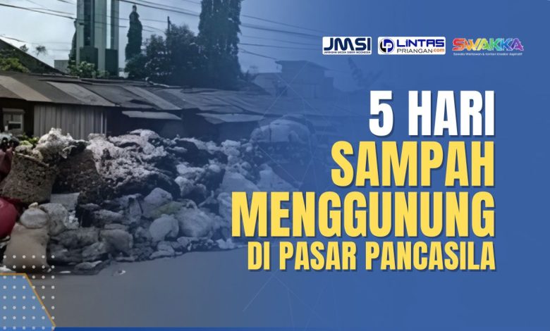 Dinas LH Kota Tasikmalaya - 5 Hari Sampah Menggunung di Pancasila