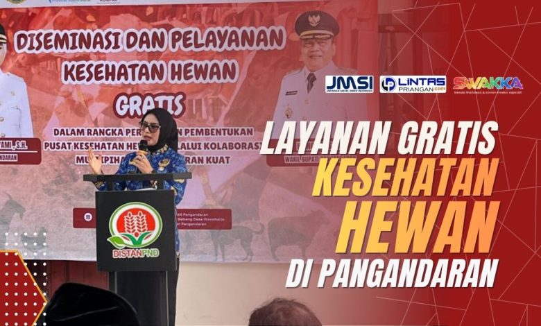 pelayanan gratis kesehatan hewan di pangandaran