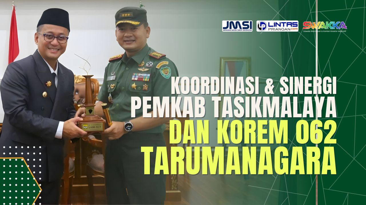 bupati tasik terima kunjungan danrem 062 tarumanagara