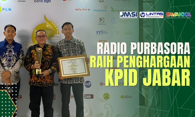 Radio Purbasora Raih Penghargaan KPID Jabar