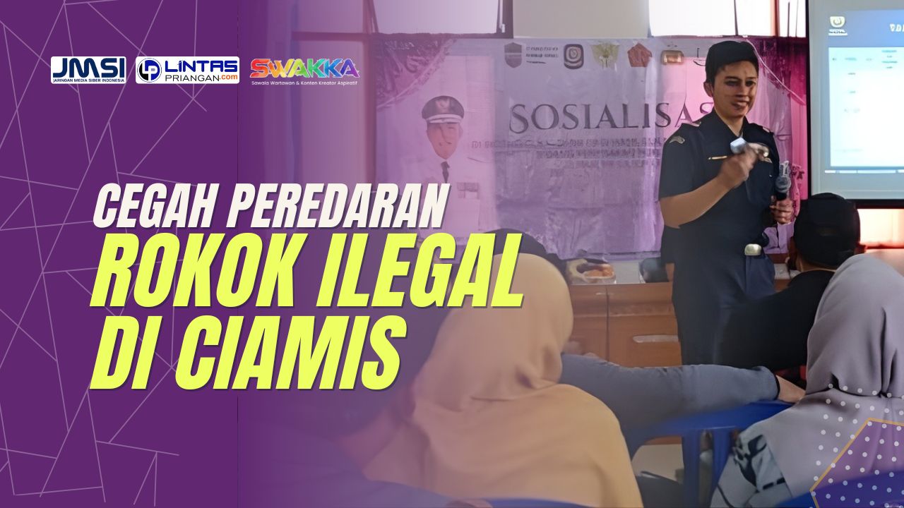 satpol pp ciamis cegah peredaran roko ilegal