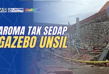 aroma tak sedap di balik gazebo unsil roboh