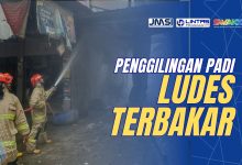 Kebakaran di Tasikmalaya: Gudang Penggilingan Padi di Kawalu Ludes