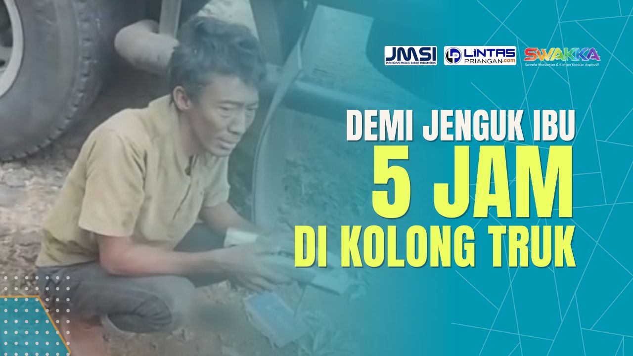 Pria Ini Nekat Menyusup di Kolong Truk Demi Menjenguk Ibu Sakit