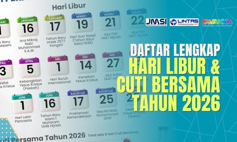 Hari Libur dan Cuti Bersama Tahun 2026