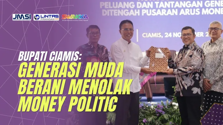 Bupati Ciamis: “Generasi Muda Harus Berani Menolak Money Politic!” bupati ciamis tolak money politic